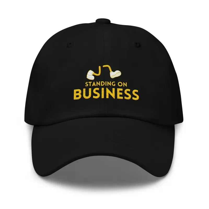 Embroidered 'Standing on Business' cap